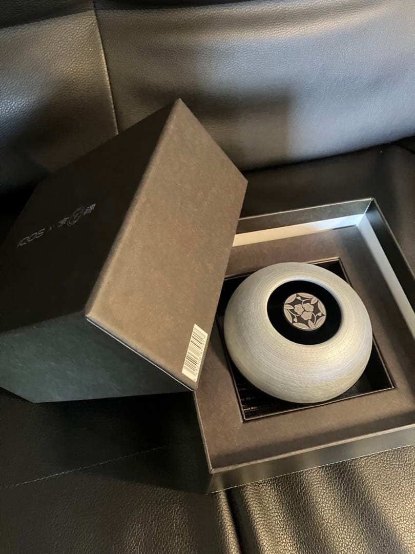 「IQOS x 京源」灰皿　オリジナル銀雲母セラミックトレイ