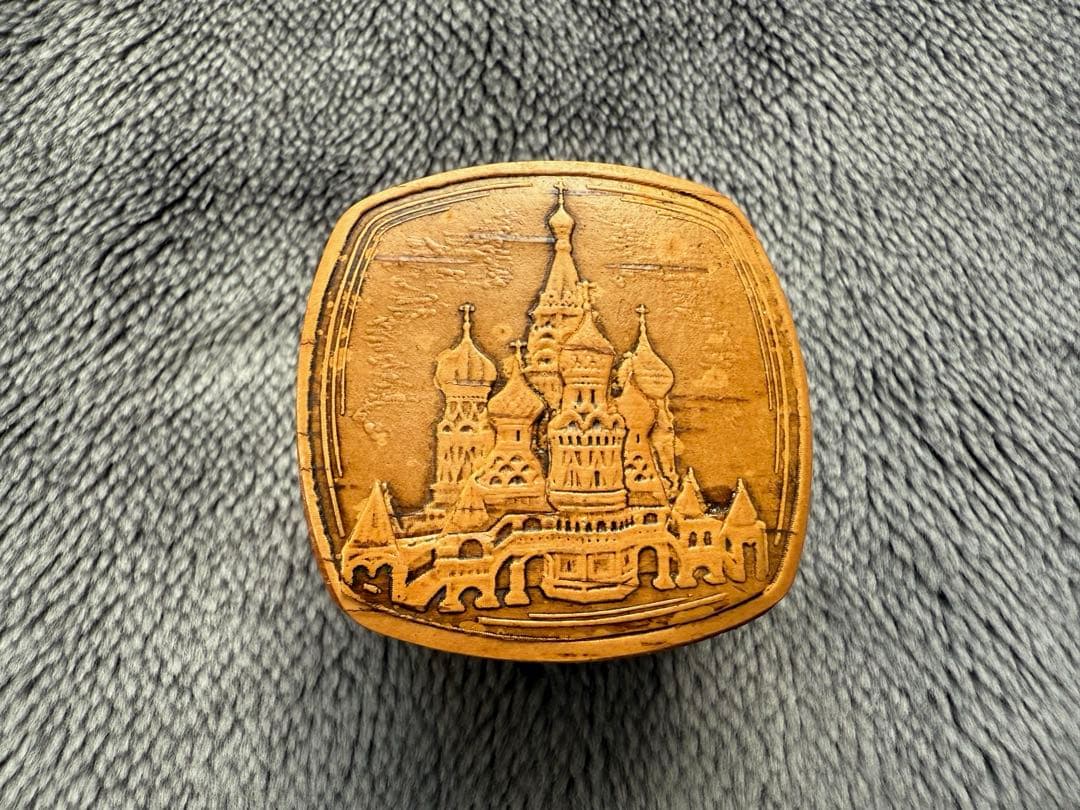 ヴィンテージ　北欧雑貨　【ベレスタ】　ロシア　白樺　小物入れ　ボックス