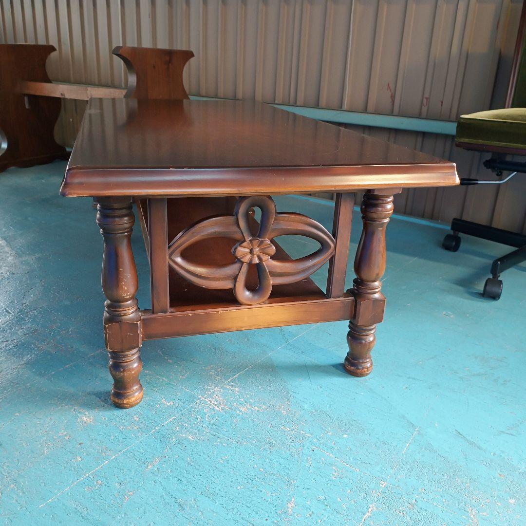 アンティーク 飛騨産業　キツツキ　センターテーブル　貴重