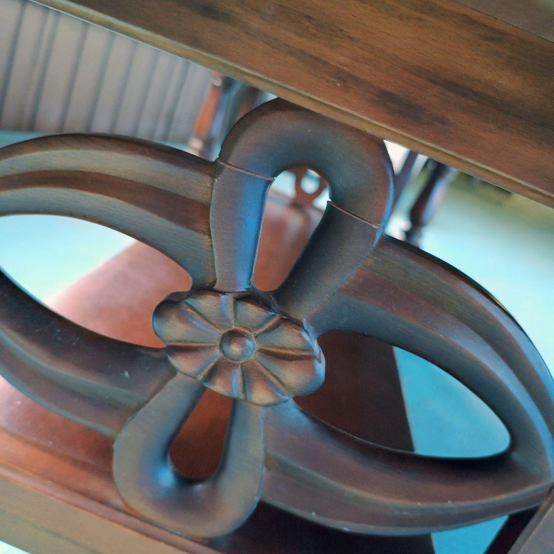 アンティーク 飛騨産業　キツツキ　センターテーブル　貴重