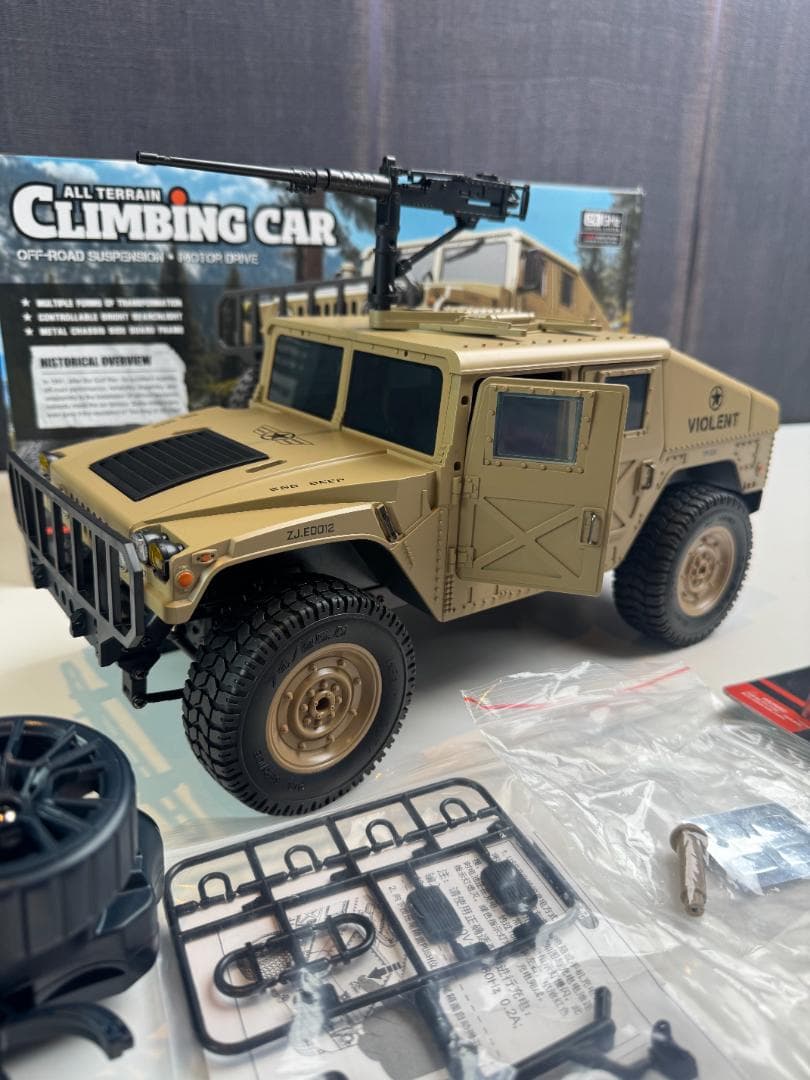 大型 無線リモコン オフロード ミリタリー 無線リモコンカー 技適認証済み