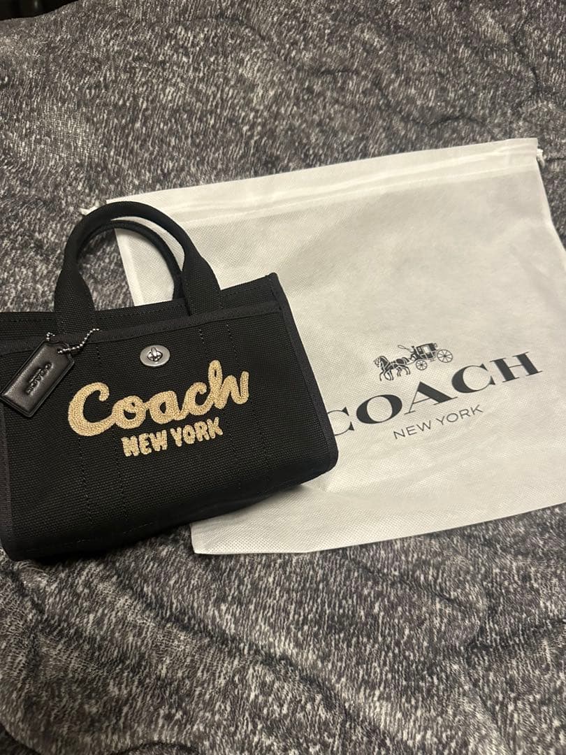 正規品、COACH コーチカーゴトートバッグミニ20