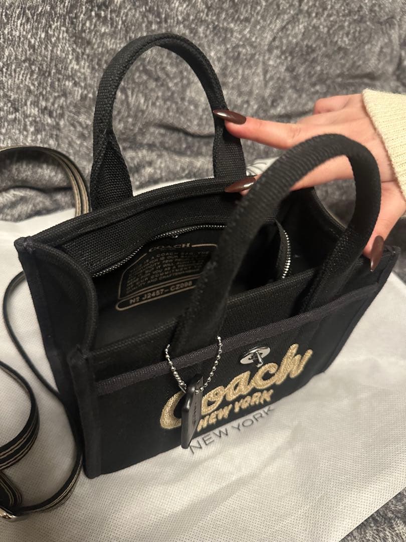 正規品、COACH コーチカーゴトートバッグミニ20