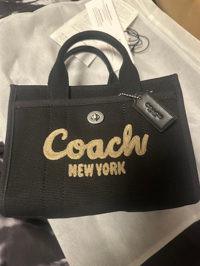 正規品、COACH コーチカーゴトートバッグミニ20