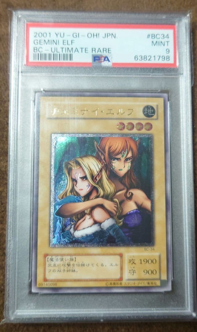 ヂェミナイ・エルフ　レリーフ　PSA9