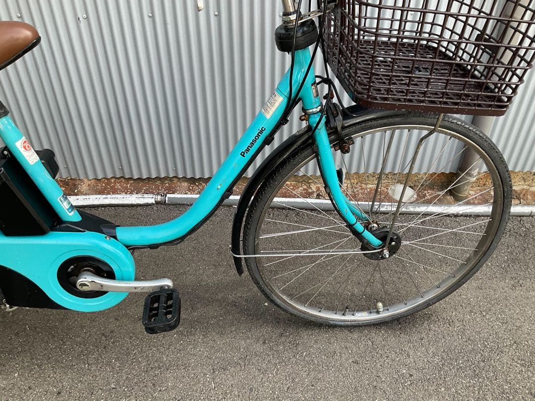 パナソニック最新機種電動アシスト自転車viviDX26インチブルーボディー
