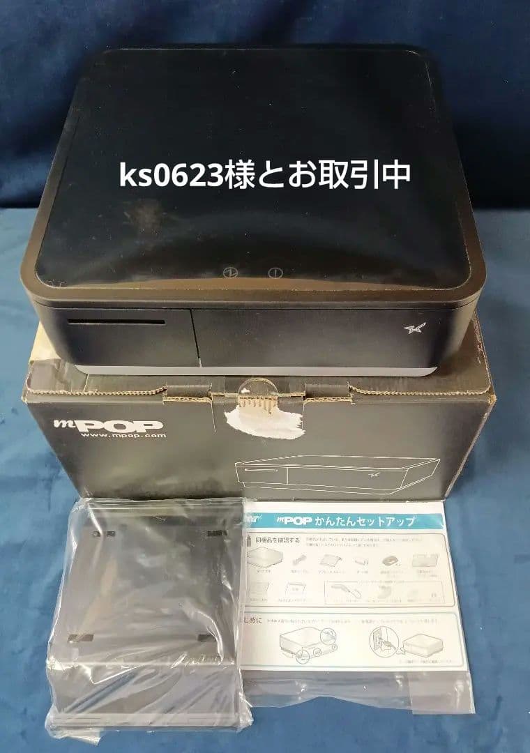 スター精密 mpop サーマルプリンタ付きキャッシュドロア　黒　Airレジ　②