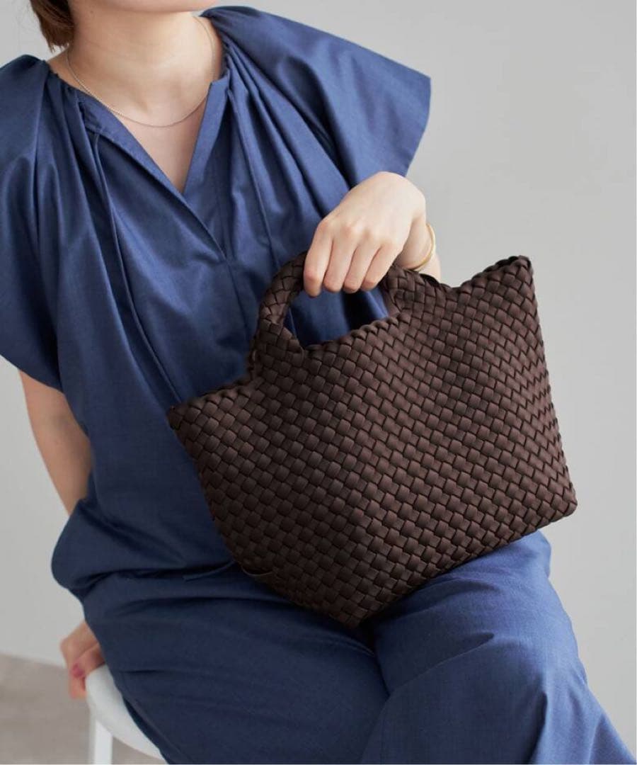 NAGHEDI St Barths スモール Tote Bag ナパブラウン