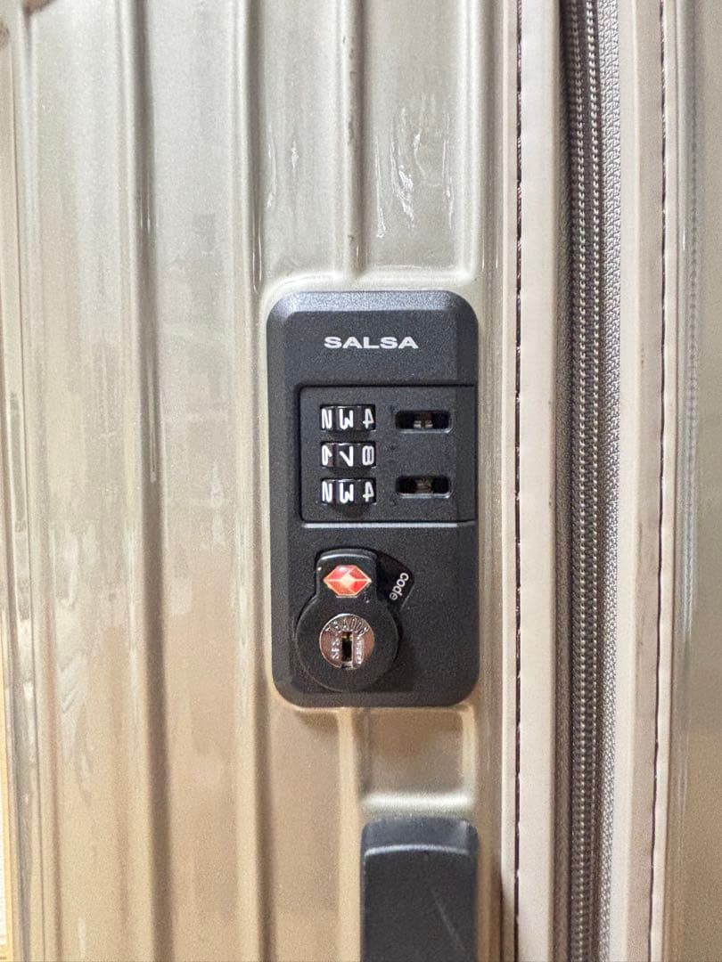 専用購入不可　訳あり　リモワ　サルサ　87L 4輪スーツケース　シャンパングレー