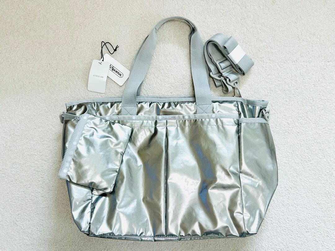 ひとりっぷ　レスポートサック　ライアントラベルトート2 シルバー　リュウセイ