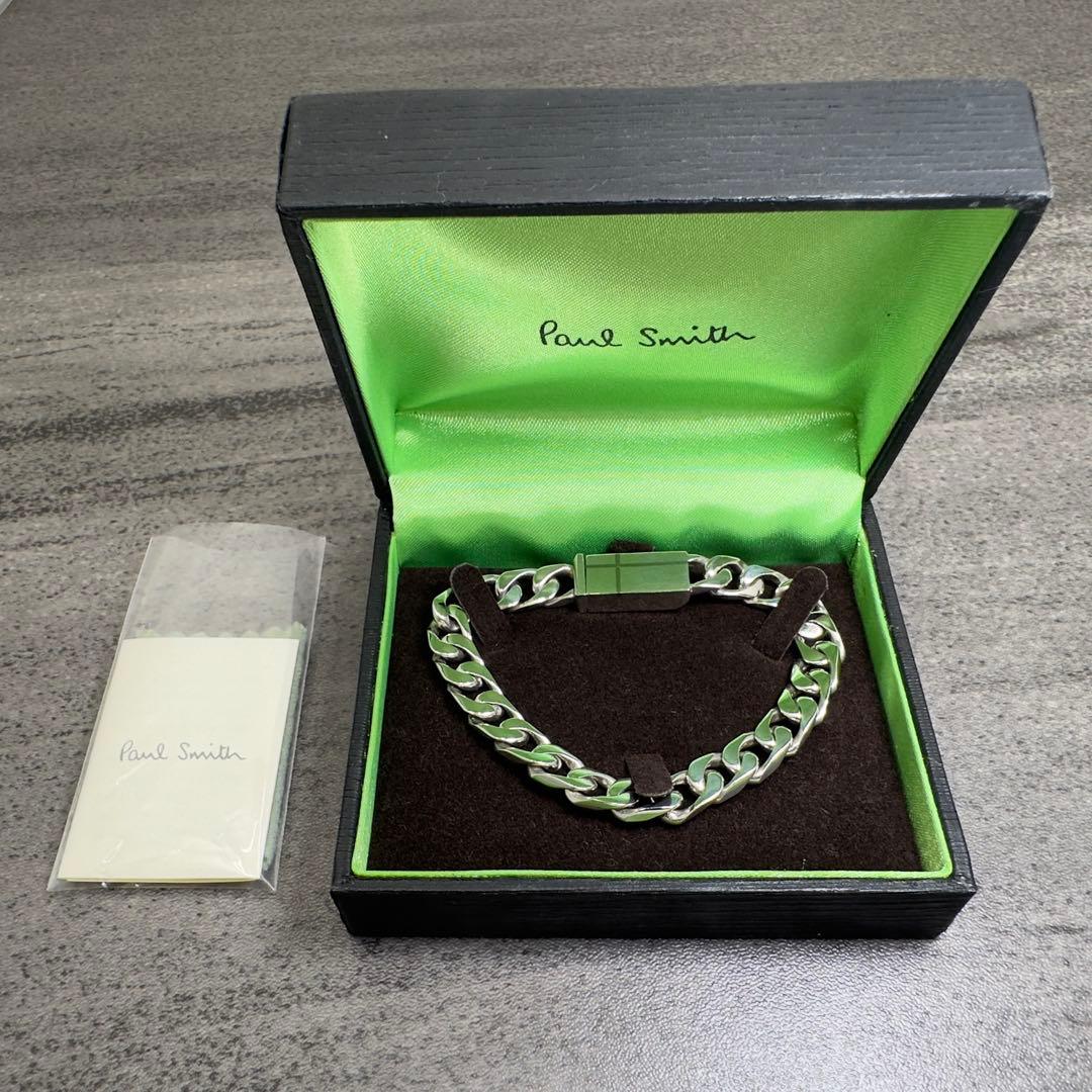 ★鑑定済美品★ポールスミス★シルバー925喜平ブレスレット★