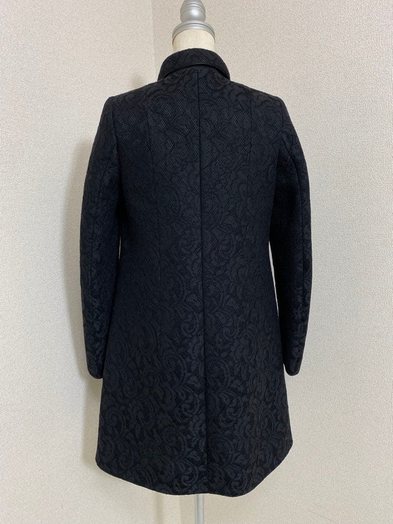 9169. N˚21 総レース イタリア製 コート 裏地シルク100%