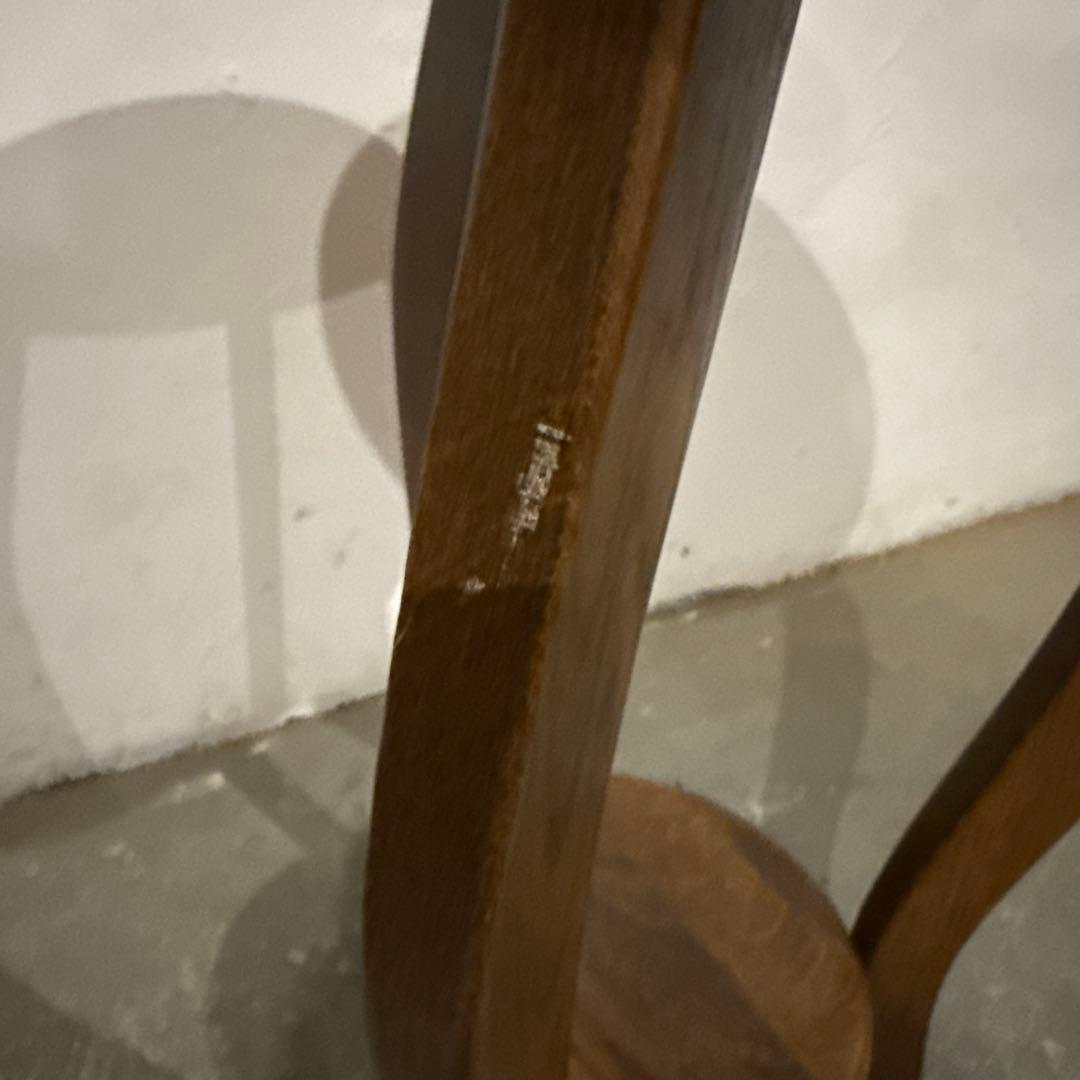 ヴィンテージ　木製サイドテーブル　ラウンド