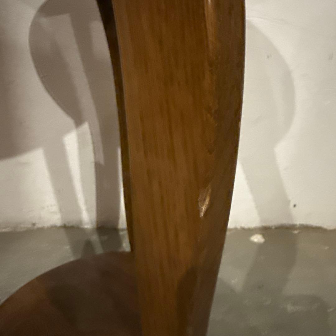 ヴィンテージ　木製サイドテーブル　ラウンド