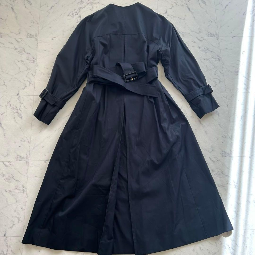 タグ付き未使用　アナイ　タイプライター ノーカラー ロングコート 22SS 38