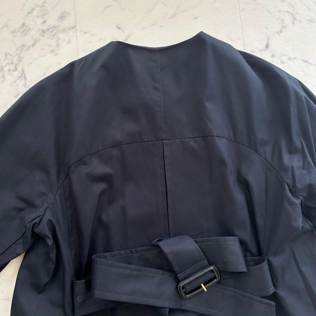 タグ付き未使用　アナイ　タイプライター ノーカラー ロングコート 22SS 38