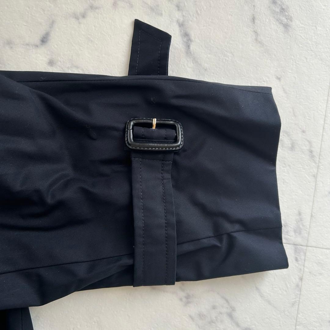 タグ付き未使用　アナイ　タイプライター ノーカラー ロングコート 22SS 38