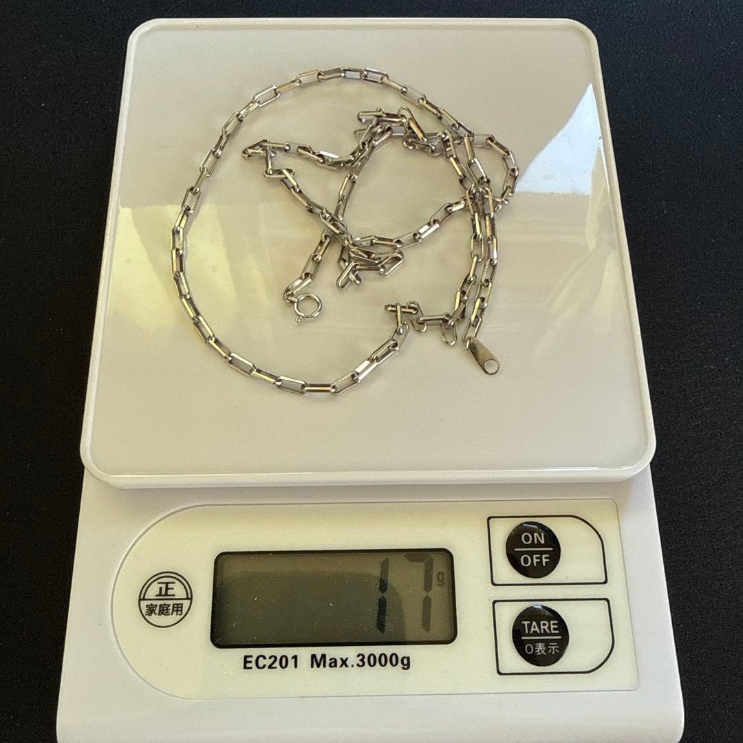 プラチナ(Pt850)65cmチェーン ネックレス