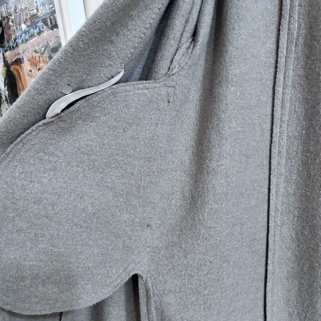 evam eva(エヴァムエヴァ) プレスウールロングコート