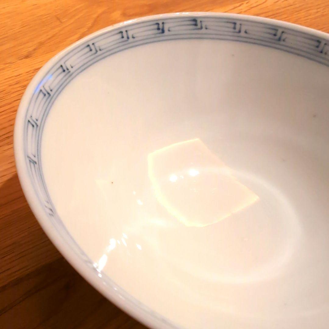 伊万里焼 藍染付け 蓋付き飯茶碗 5客セット アンティーク