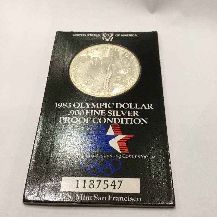 ロスオリンピック１９８３ 記念銀貨