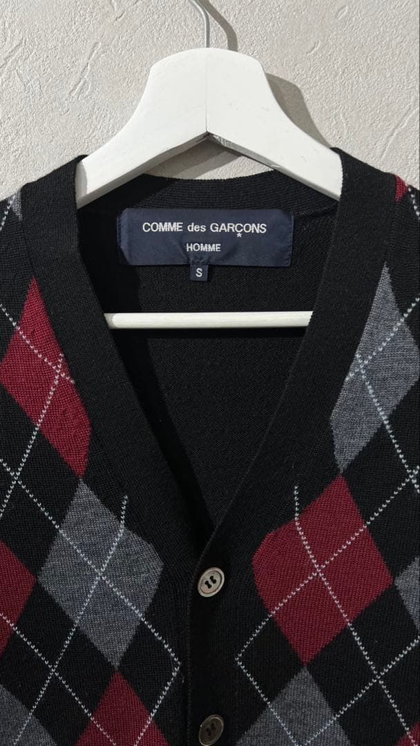 COMME des GARÇONS HOMME argyle cardigan