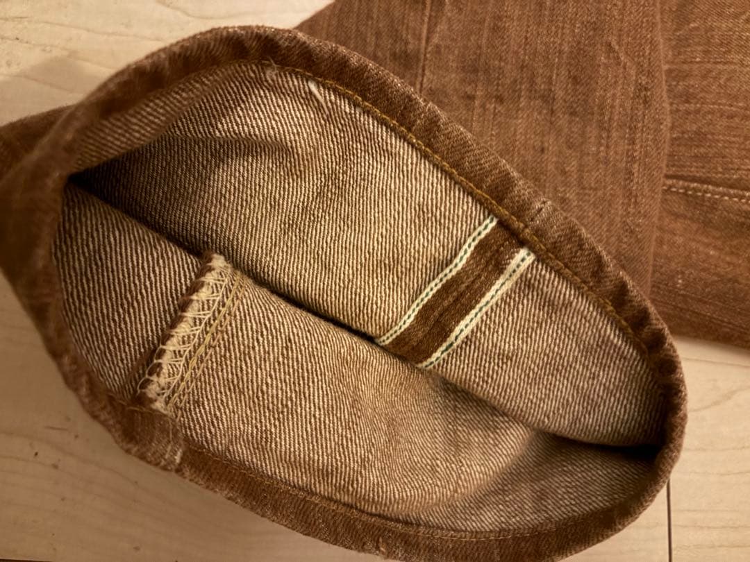 SUGAR CANE ブラウンデニム セットアップ