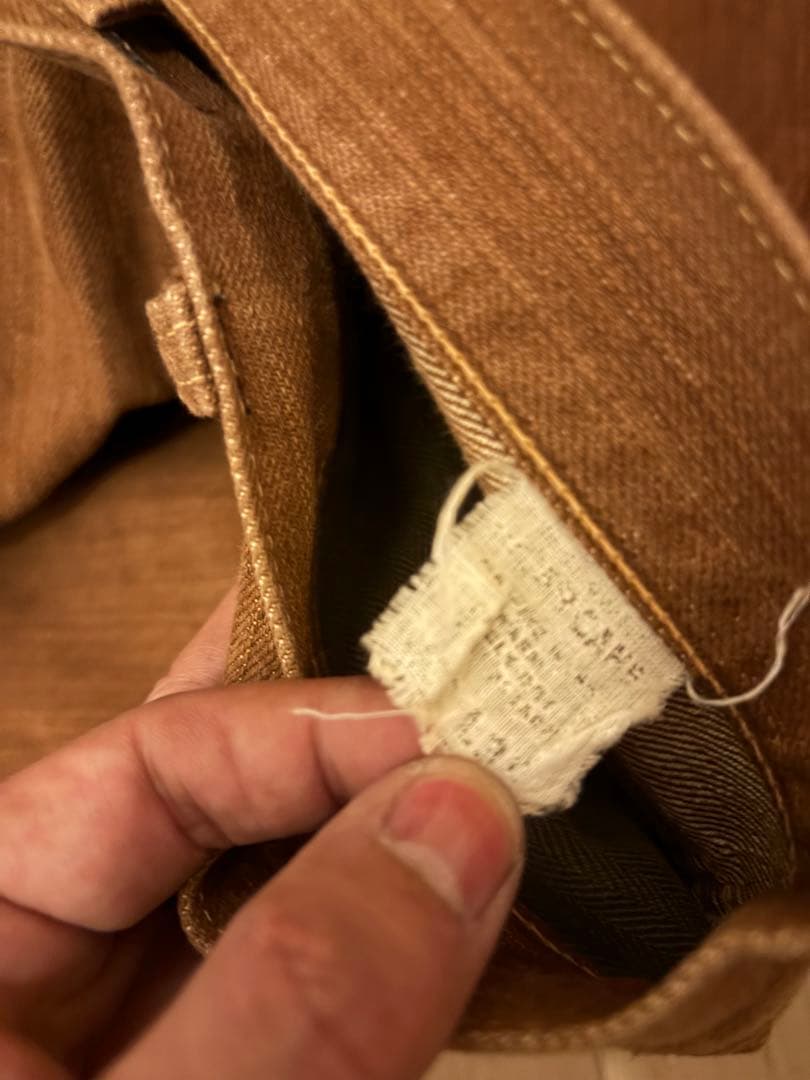 SUGAR CANE ブラウンデニム セットアップ