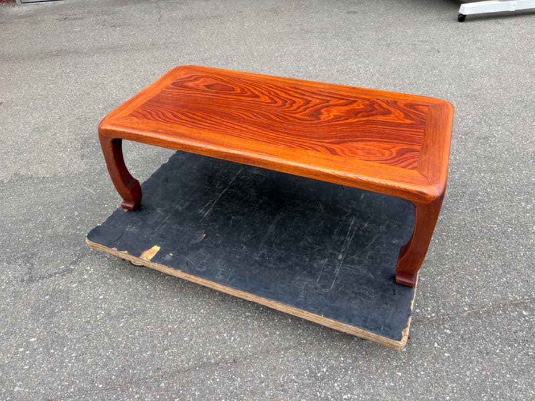 松本民芸家具　座卓　ローテーブル　指物　うるし　昭和レトロ　f921