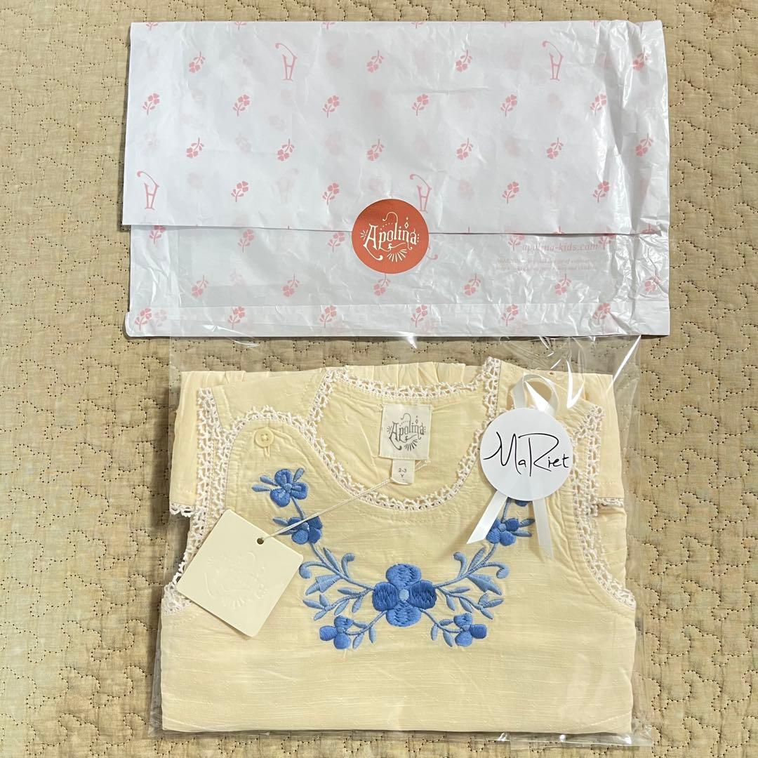新品未開封　Apolina Clara Dress - Milk 2-3Y
