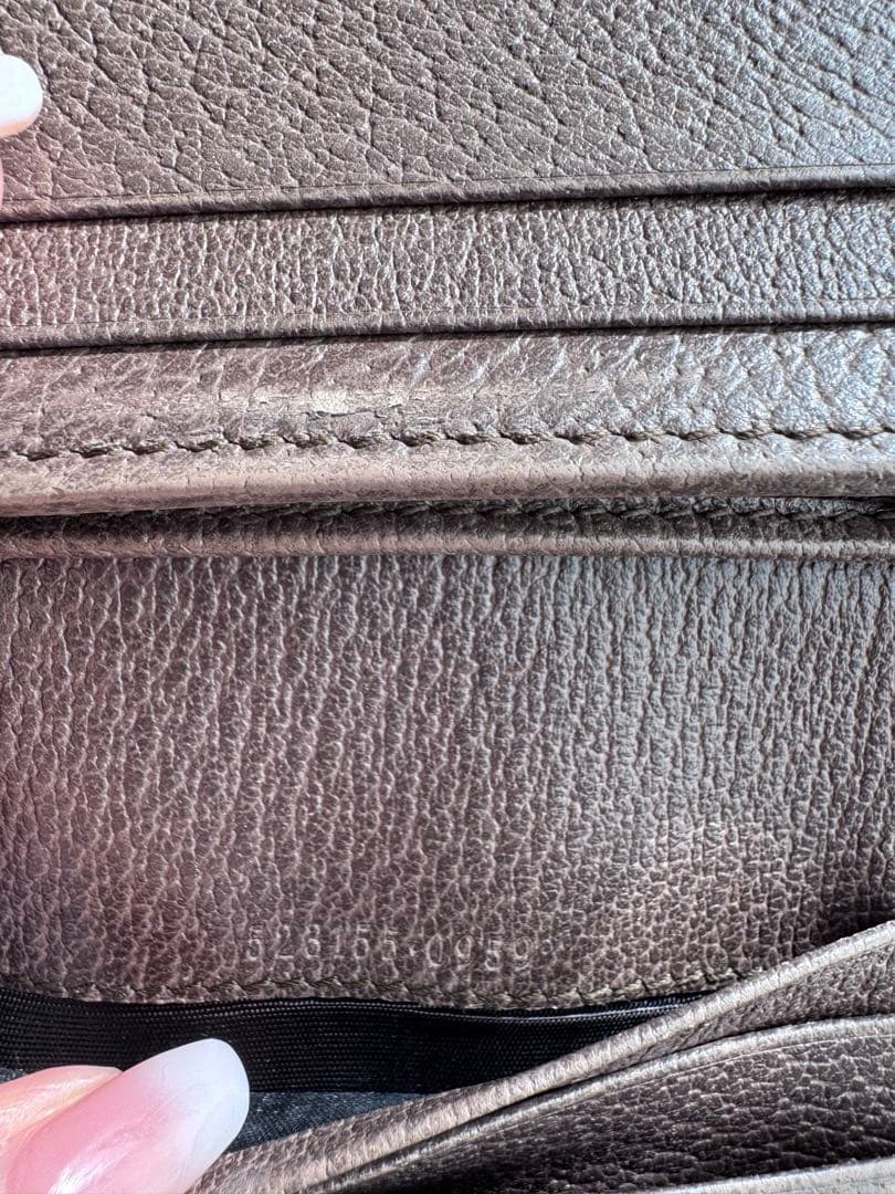 GUCCI オフィディアGGキャンバス 二つ折り財布