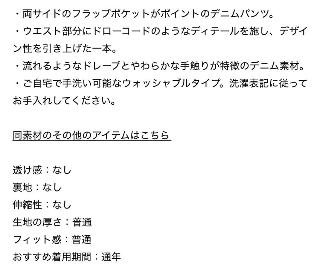 Theory セオリー 25AW今季 デニム カーゴ パンツ