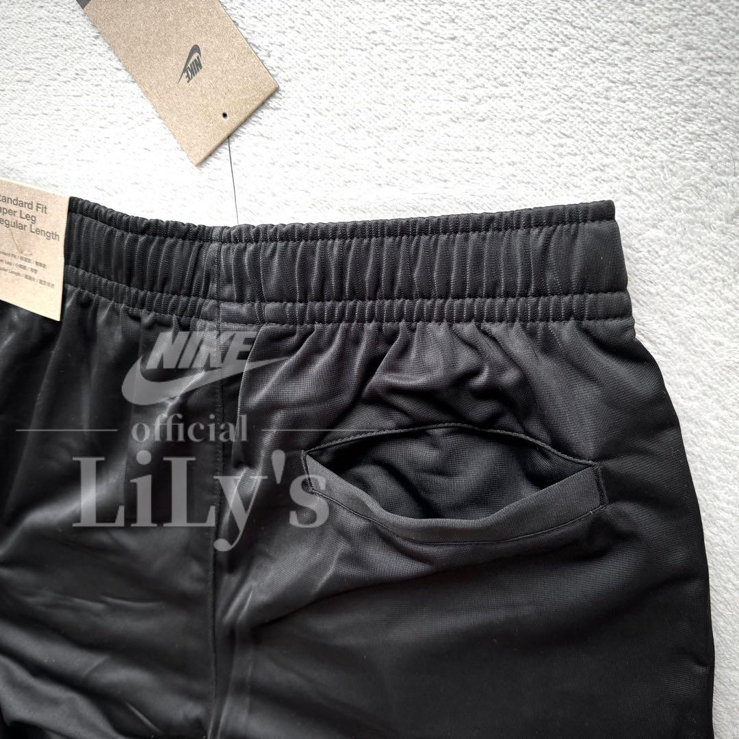 【Ｓサイズ】ナイキ上下セットアップ　ブラック　ロゴ刺繍　スウォッシュ　新品未使用