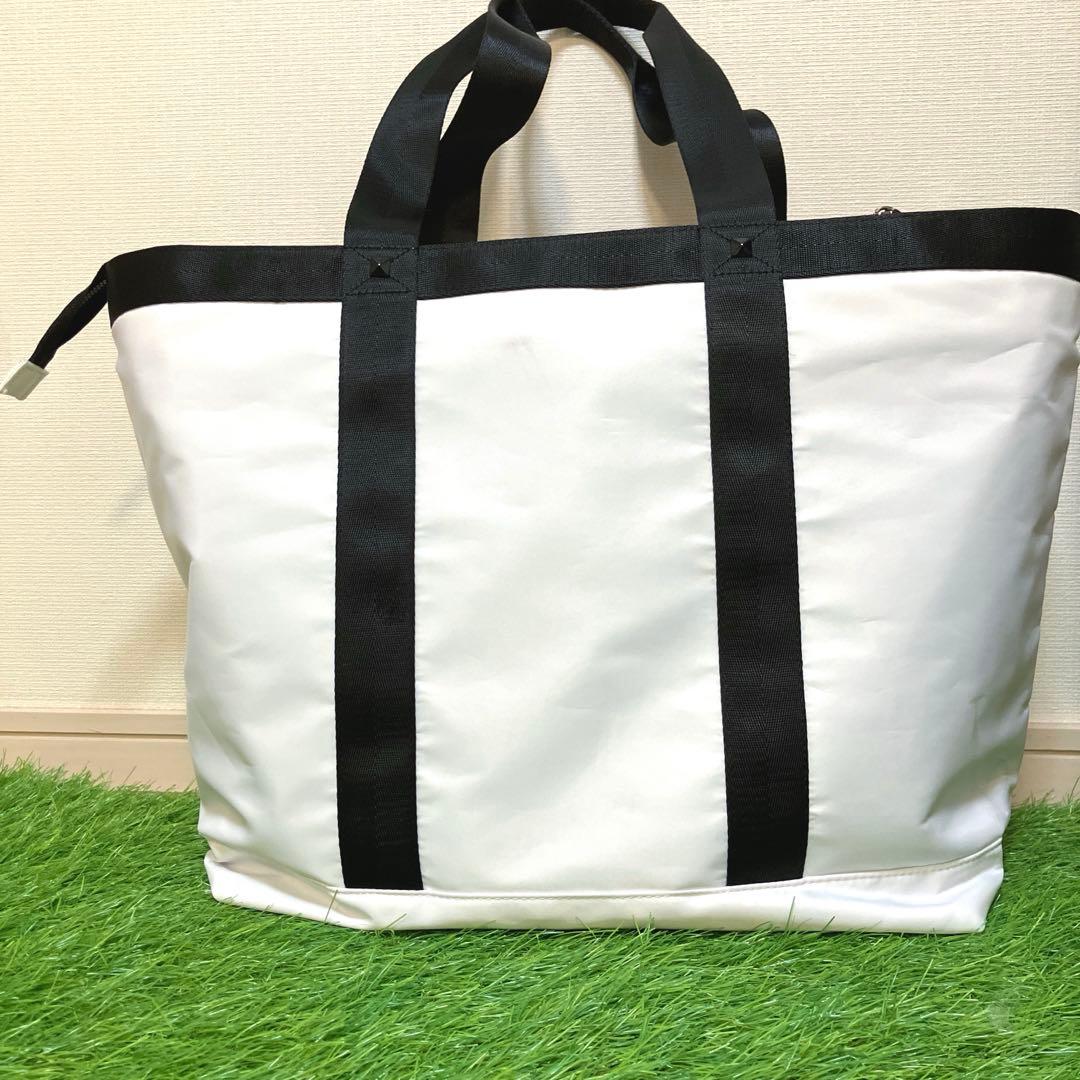 タグ付き【新品】Jack Bunny! ジャックバニー　トートバッグ ホワイト白