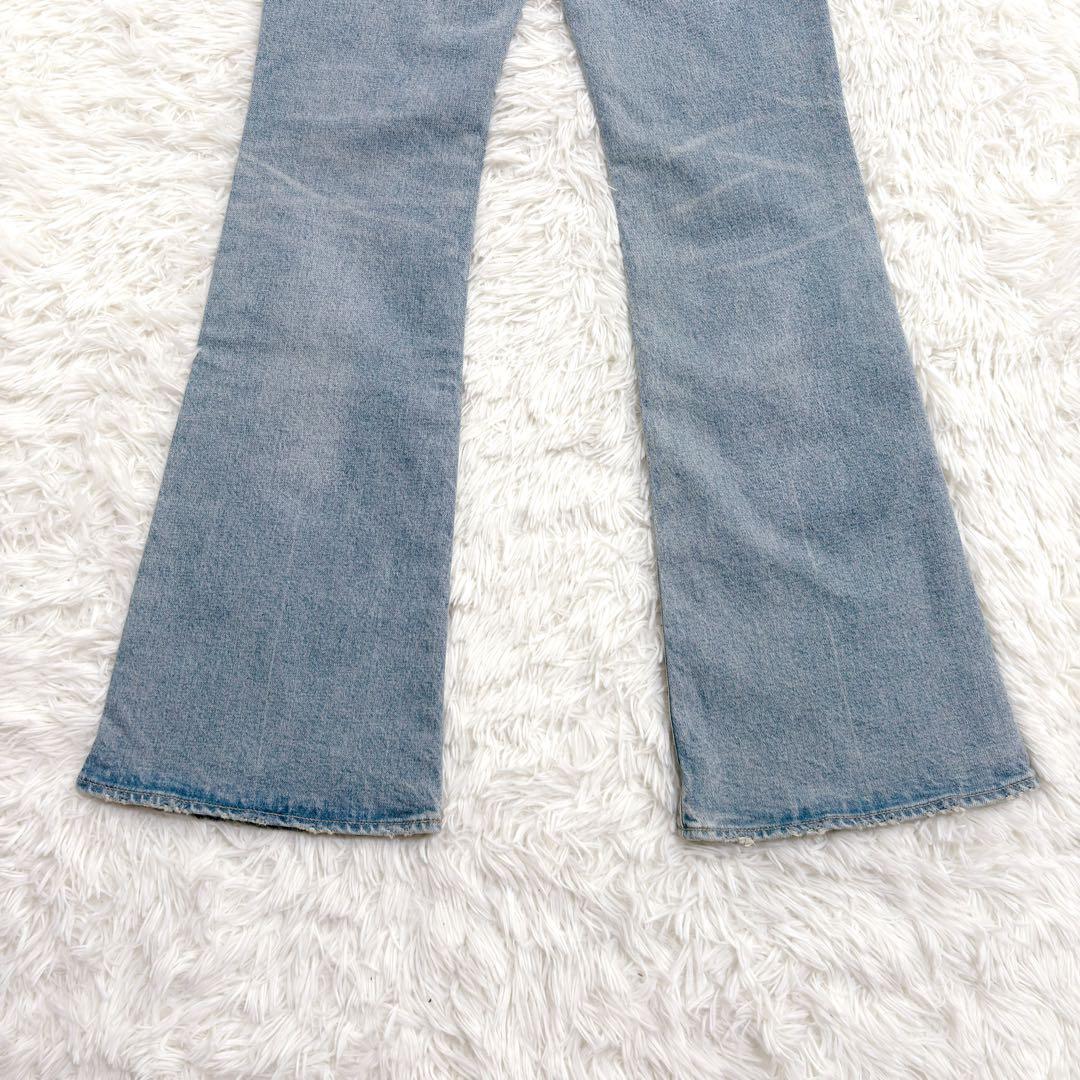 未使用級✨近代モデル MOUSSY マウジー フレアデニムパンツ ロング丈