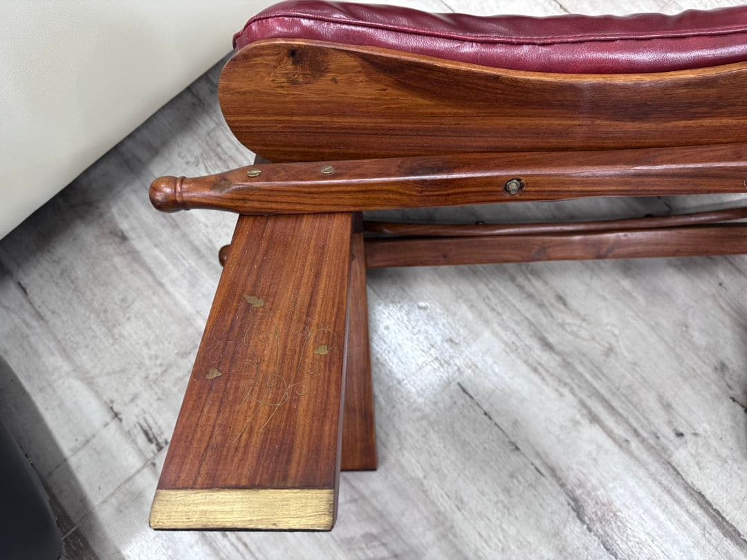 福岡市・北九州市限定 革製スツール キャメルチェア ラクダスツール スペイン製