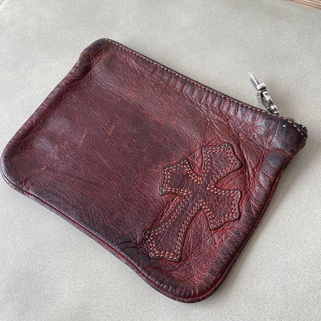 CHROME HEARTS クロムハーツ ジッパーチェンジパース　珍しいブラウン