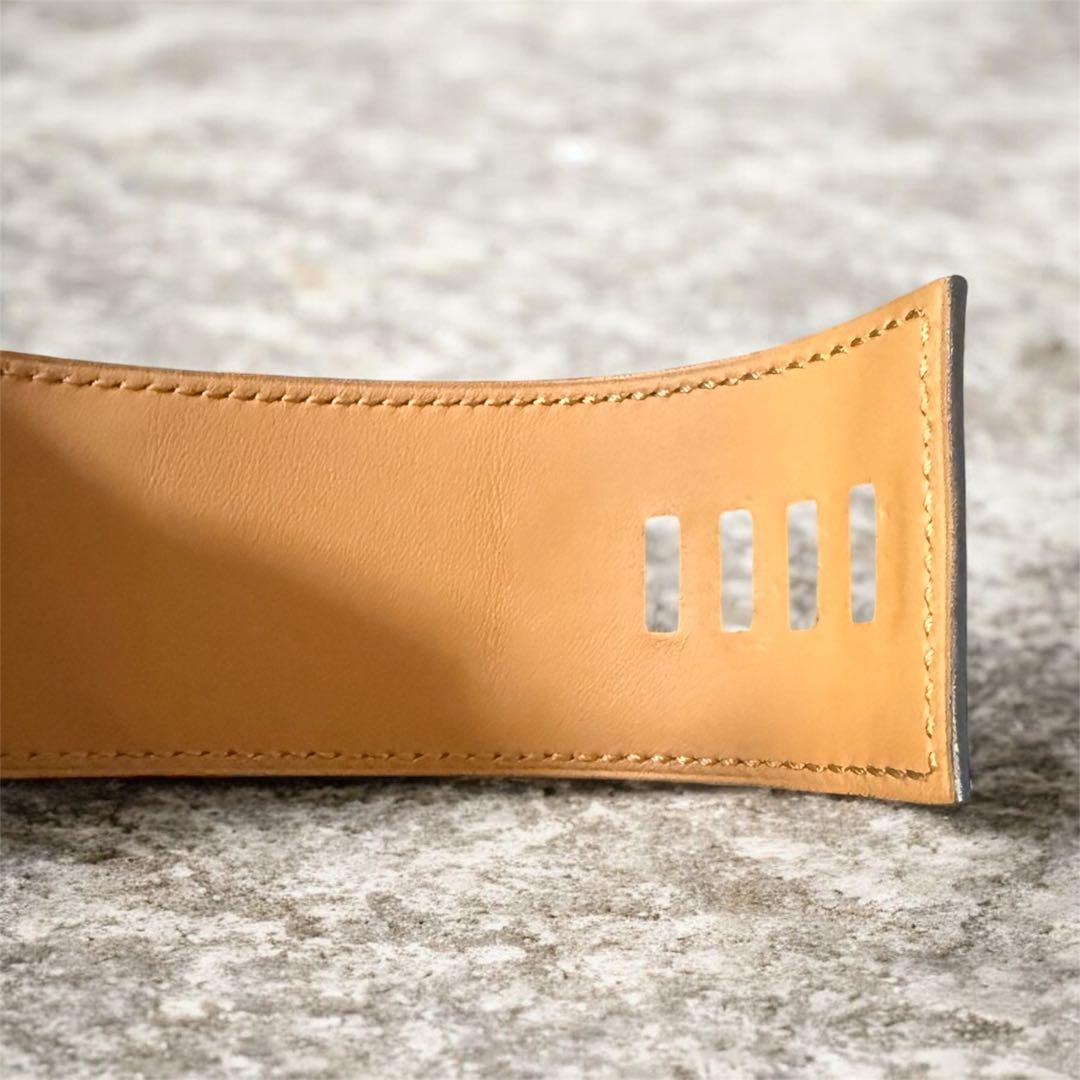HERMES コリエ・ ド・シアン　トゥルテ ィエールグレー　レザーブレスレット