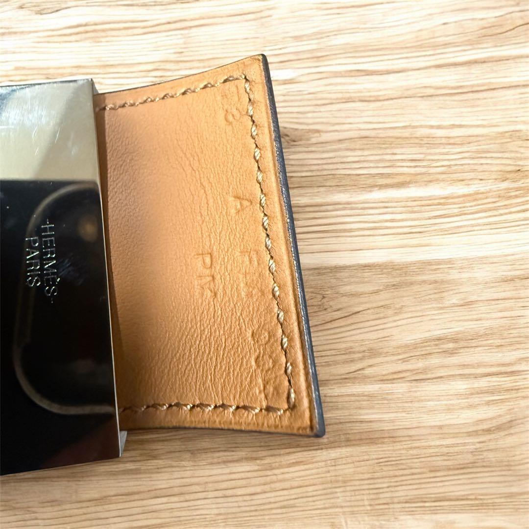 HERMES コリエ・ ド・シアン　トゥルテ ィエールグレー　レザーブレスレット