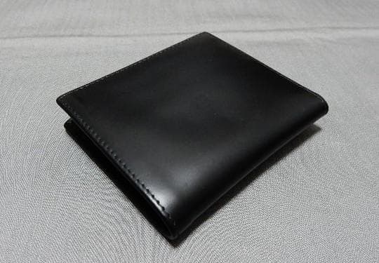 展示美品　ETTINGER型押しミニウォレット　BLK