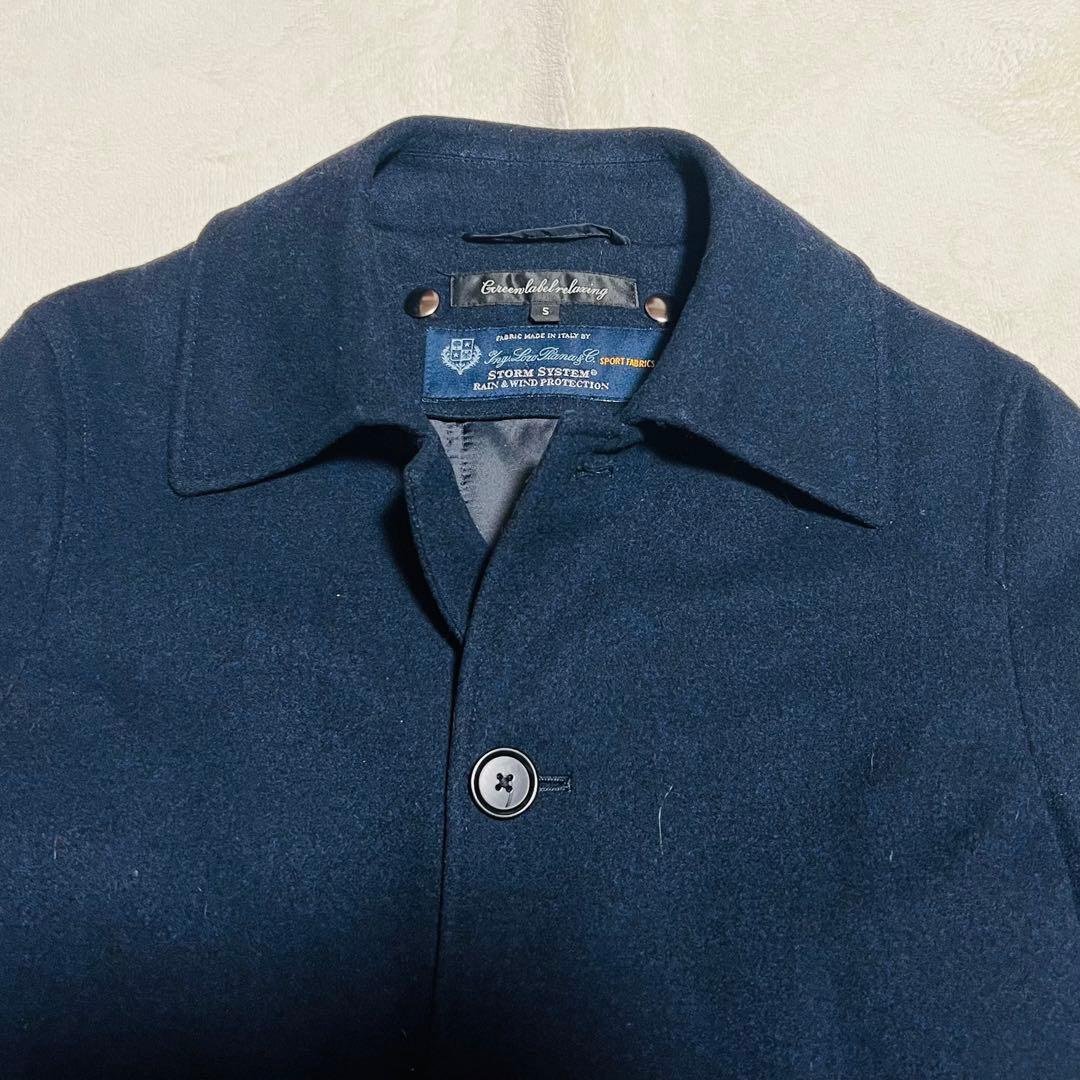 【美品】グリーンレーベルリラクシング ステンカラーコート ロロピアーナ Sサイズ