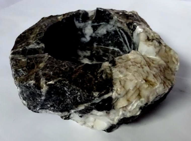 置き型灰皿 天然大理石 未使用12.5cm Ashtrey marble new