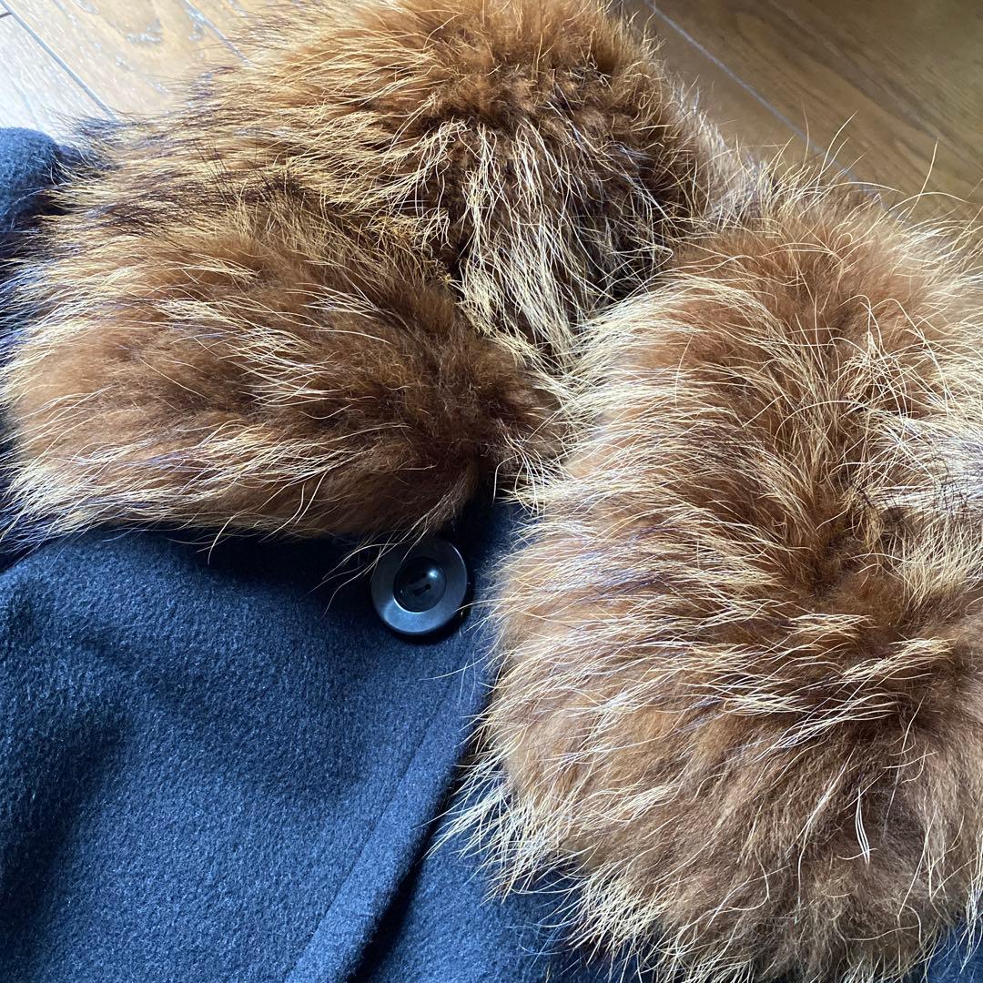 合馬さま専用Givenchy ブラック ファー襟 黒