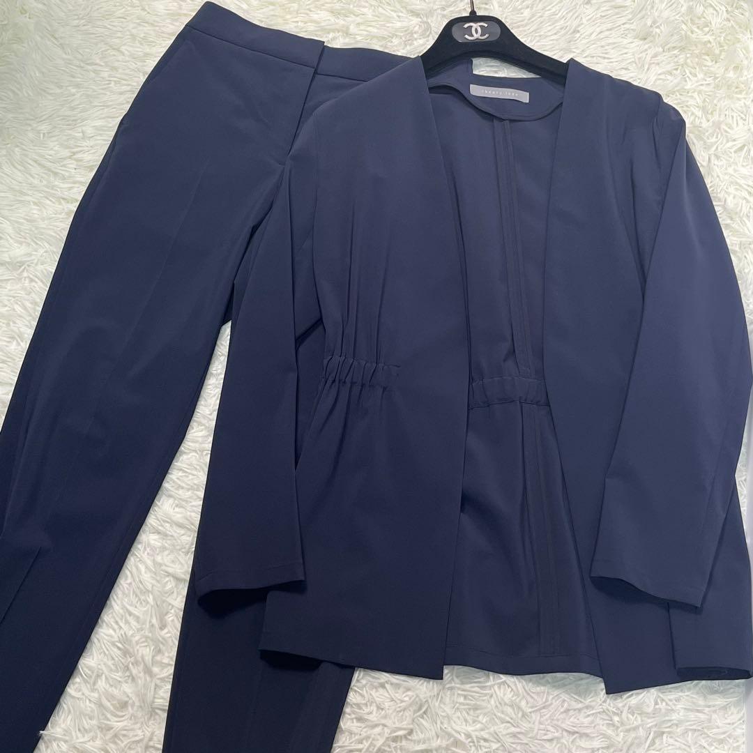 【美品】theory luxe ウォッシャブル　Sycamore パンツスーツ