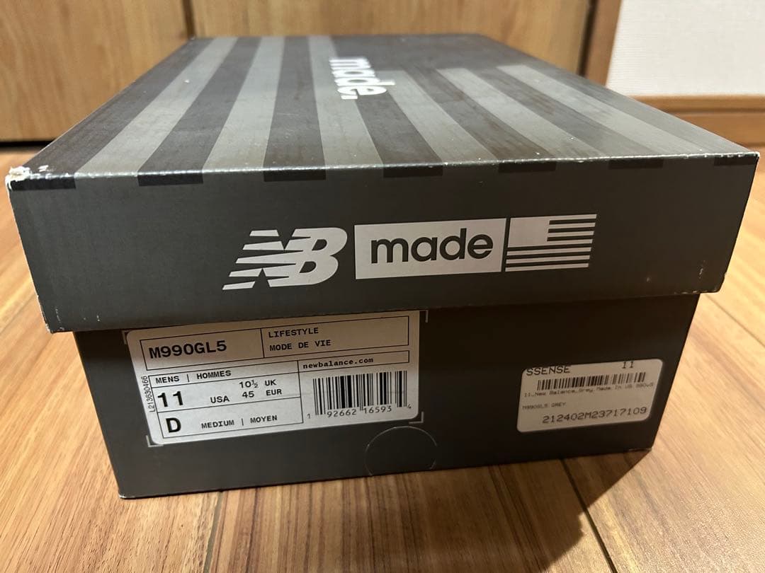 靴 New Balance M990GL5 29cm