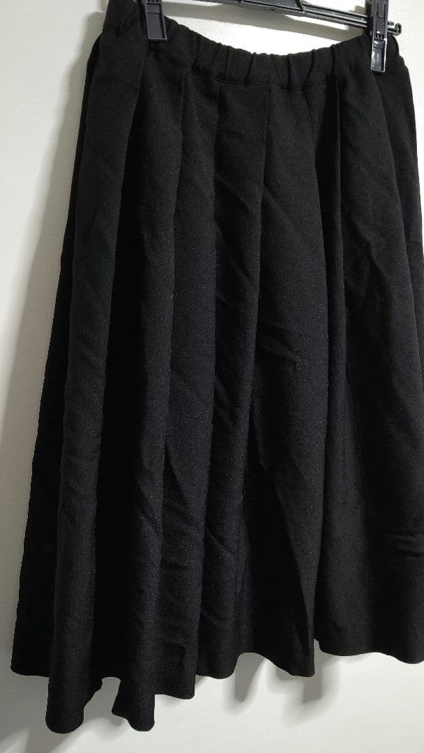 BLACK COMME des GARCONS ポリ縮絨スカート≪XS≫