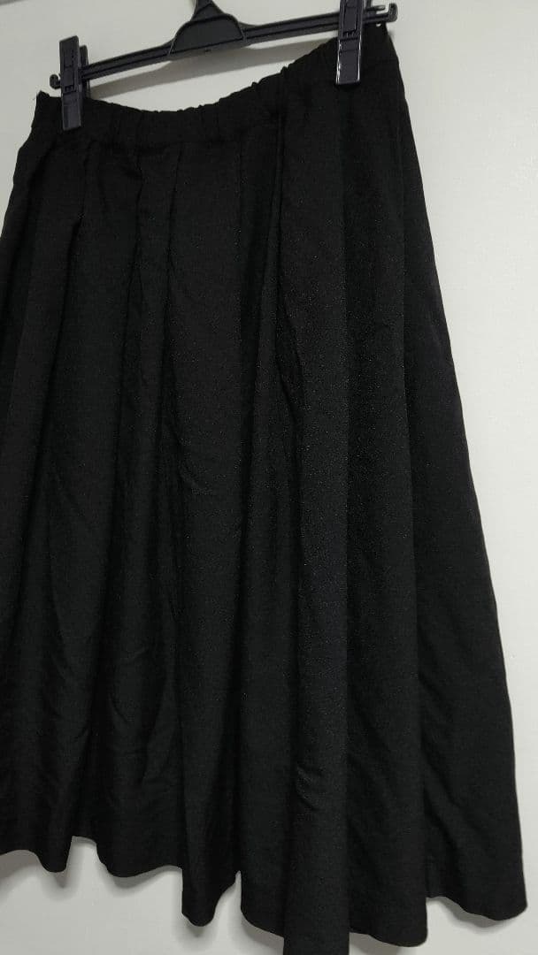 BLACK COMME des GARCONS ポリ縮絨スカート≪XS≫
