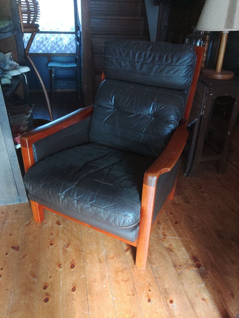 MARNI マルニ　オールドマルニ 1人掛けソファ 木製フレーム アンティーク