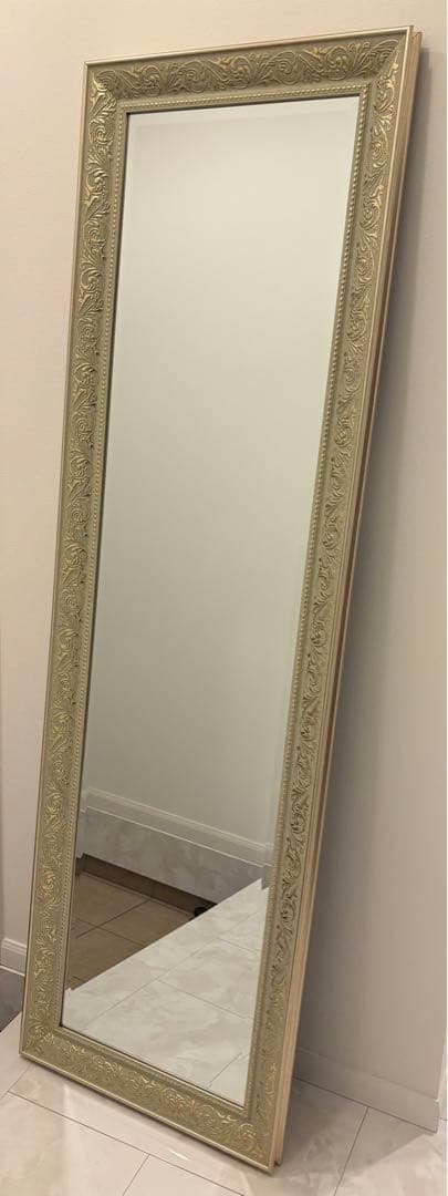 ウォールミラー　アンティーク　全身　姿見