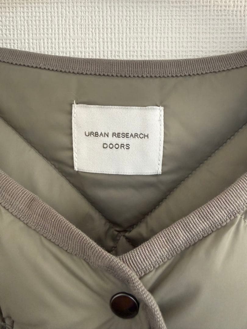 DOORS ライトダウンキルトロングコート　 新品タグ付　カーキ